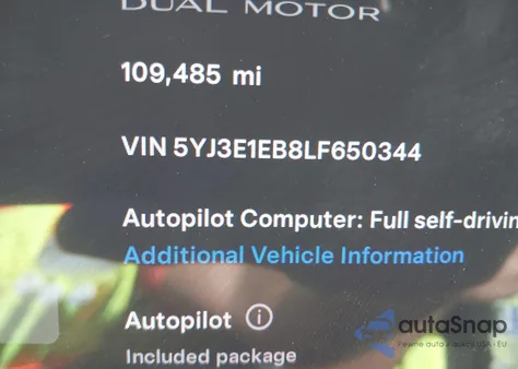 2020 Tesla Model 3 Long Range Dual Motor All-Wheel Drive из США, поврежденный, VIN 5YJ3E1EB8LF650344